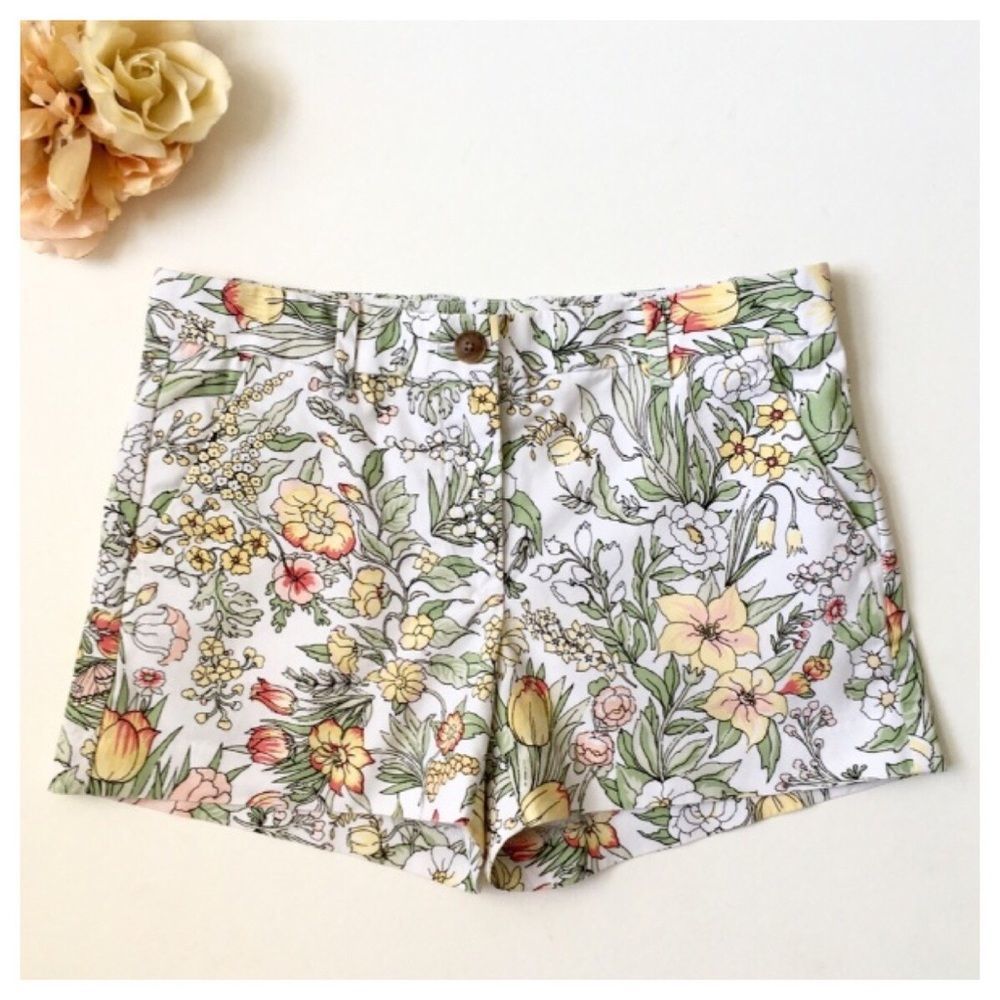 GAP Summer Khakis Short, Fresh Botanical Floral
